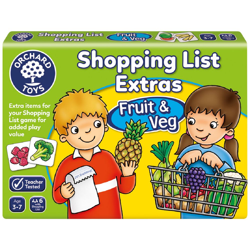 ORCHARD TOYS - SHOPPING LIST BOOSTER PACK - FRUIT & VEG - Toyworld Frankston