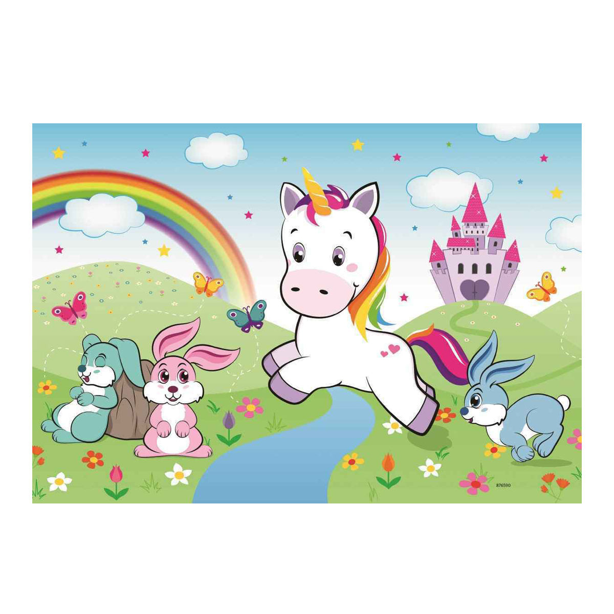 RAVENSBURGER 2 X 24 FAIRYTALE UNICORN UNICORN PUZZLE - Toyworld Frankston