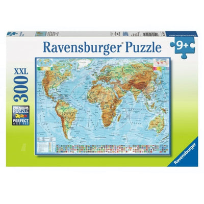 RAVENSBURGER WORLD POLITICAL MAP 300PC PUZZLE - Toyworld Frankston