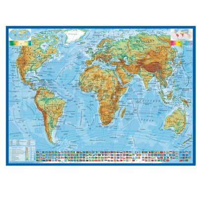 RAVENSBURGER WORLD POLITICAL MAP 300PC PUZZLE - Toyworld Frankston