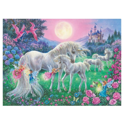 RAVENSBURGER UNICORNS IN THE MOONLIGHT 100PC PUZZLE - Toyworld Frankston