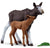 SCHLEICH - MOOSE & CALF WILDLIFE BOX
