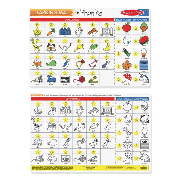 MELISSA AND DOUG LEARNING MAT - PHONICS - Toyworld Frankston