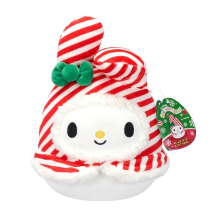 SQUISHMALLOWS - HELLO KITTY AND FRIENDS CHRISTMAS - MY MELODY STRIPES