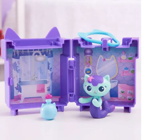 GABBY'S DOLLHOUSE CLIP ON PLAYSET MERCAT PURPLE