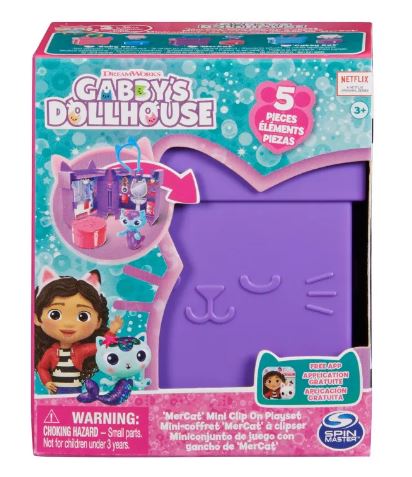 GABBY'S DOLLHOUSE CLIP ON PLAYSET MERCAT PURPLE - Toyworld Frankston
