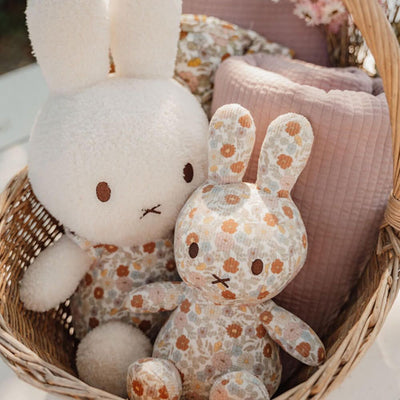 MIFFY VINTAGE FLOWERS ALL OVER PLUSH - Toyworld Frankston