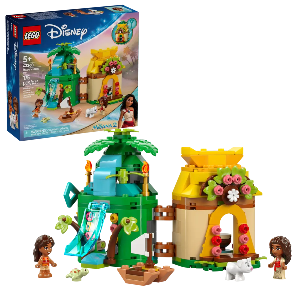 LEGO DISNEY 43260 MOANA 2 MOANA'S ISLAND FUN - Toyworld Frankston