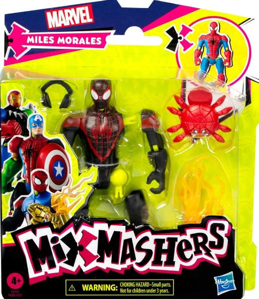 MARVEL SPIDERMAN MIXMASHERS BASIC FIGURE - MILES MORALES