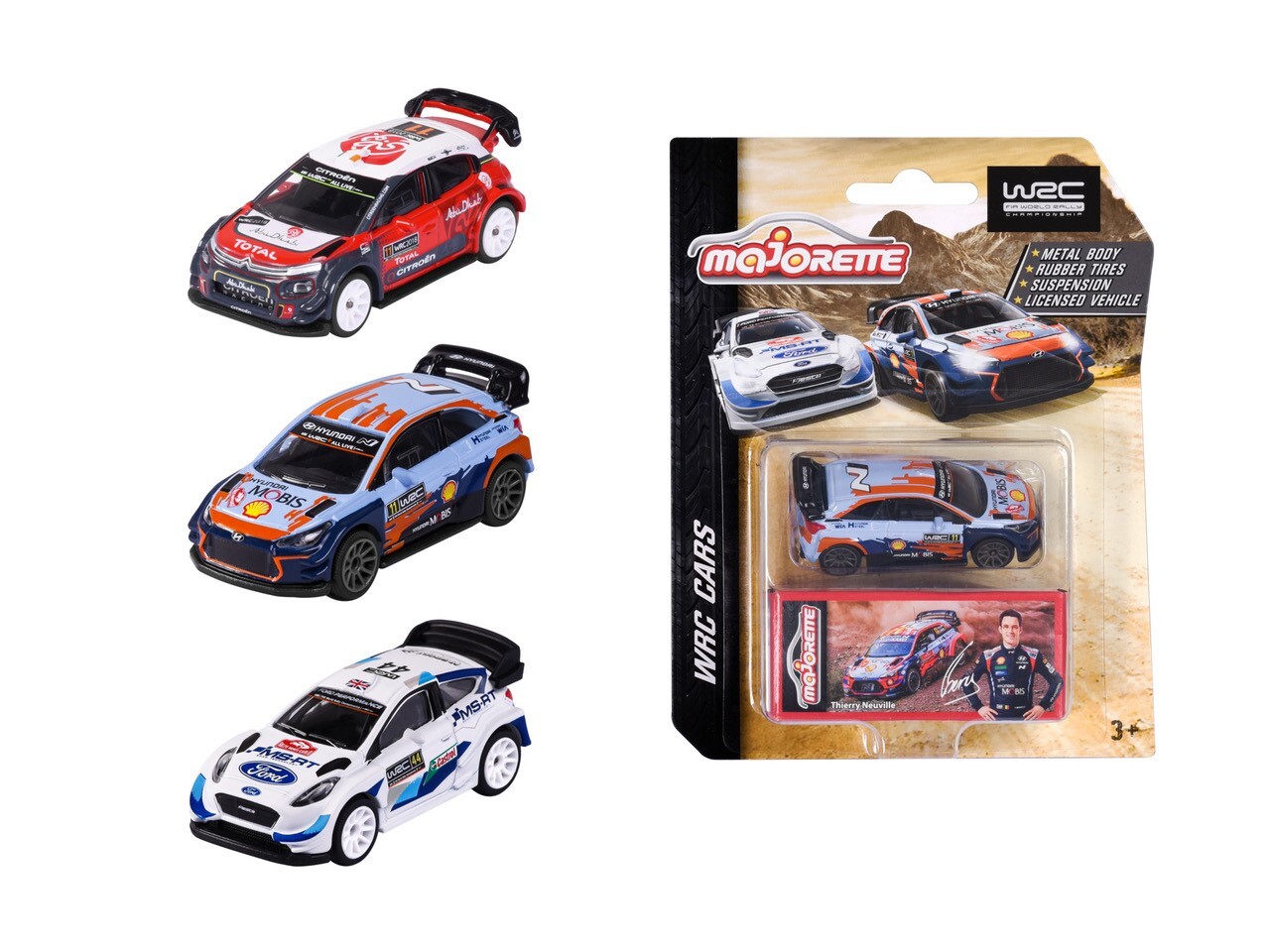 MAJORETTE DELUXE WRC RALLY CARS - Toyworld Frankston