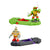 AKEDO TEENAGE MUTANT NINJA TURTLES MINI BATTLING ACTION WARRIORS - RAPHAEL VS KRAANG - Toyworld Frankston