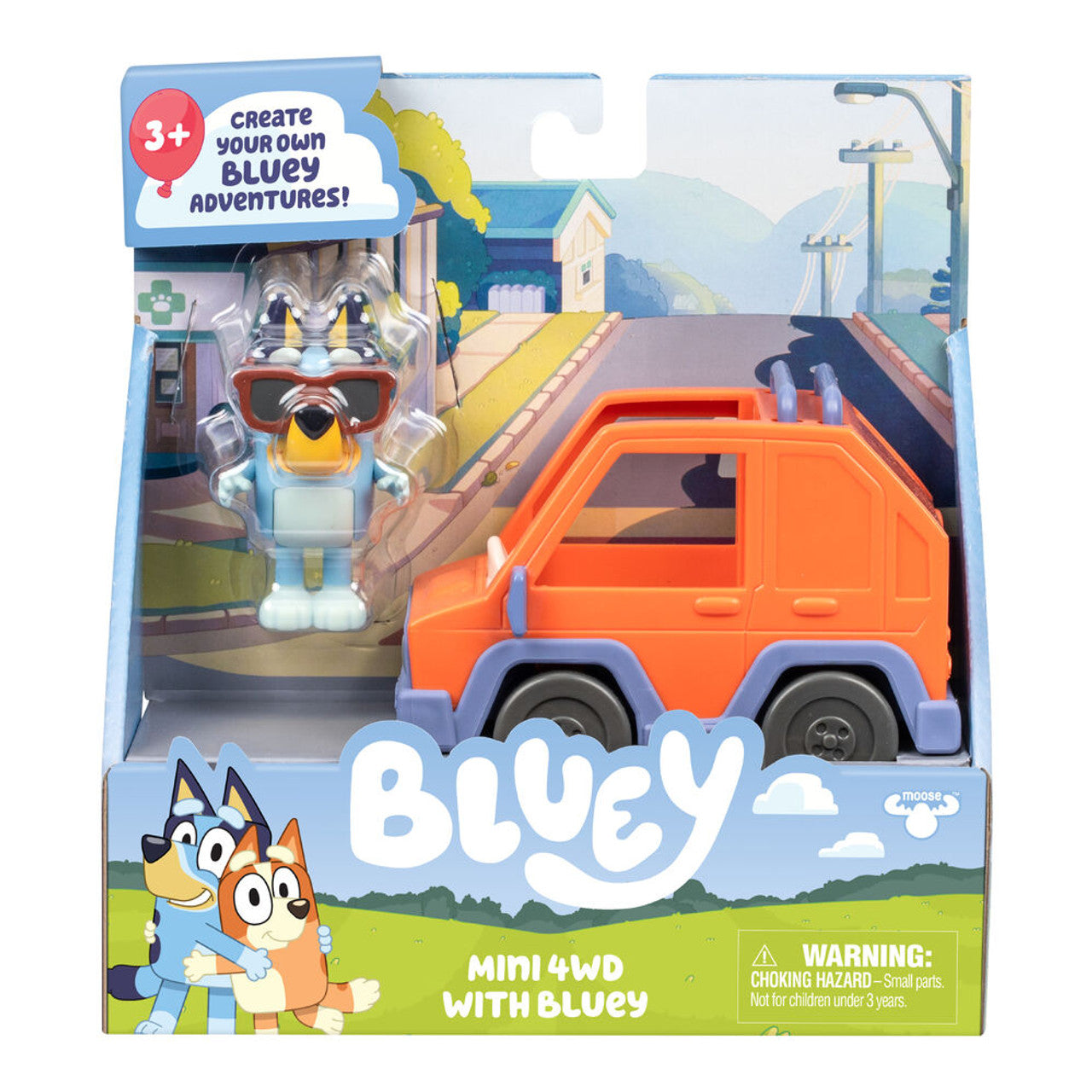 BLUEY SERIES 13 - BASIC VEHICLES - MINI 4WD WITH BLUEY