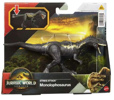 JURASSIC WORLD REBIRTH - STRIKE - MONOLOPHOSAURUS - Toyworld Frankston