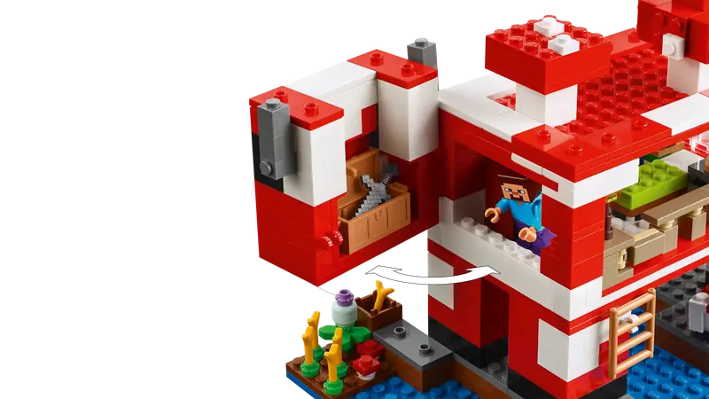 LEGO MINECRAFT 21270 THE MOOSHROOM HOUSE