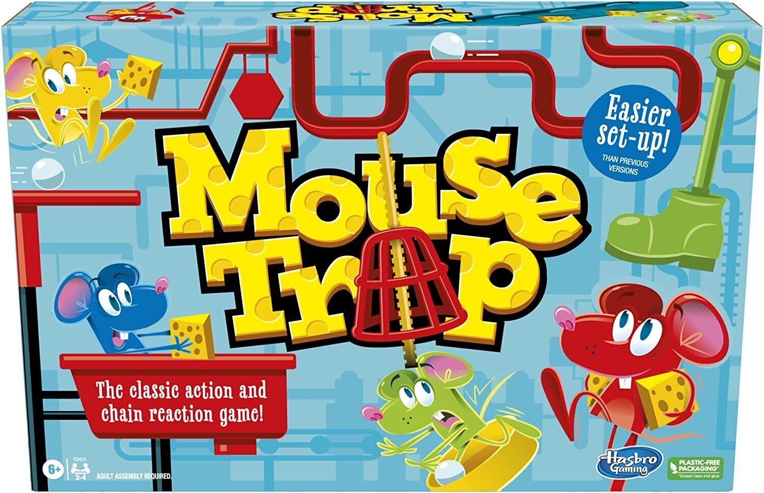 MOUSE TRAP CLASSIC - EASIER SET UP BOARD GAME - Toyworld Frankston