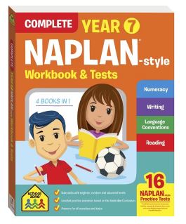 SCHOOL ZONE NAPLAN STYLE  YEAR 7 WORKBOOK AND TESTS