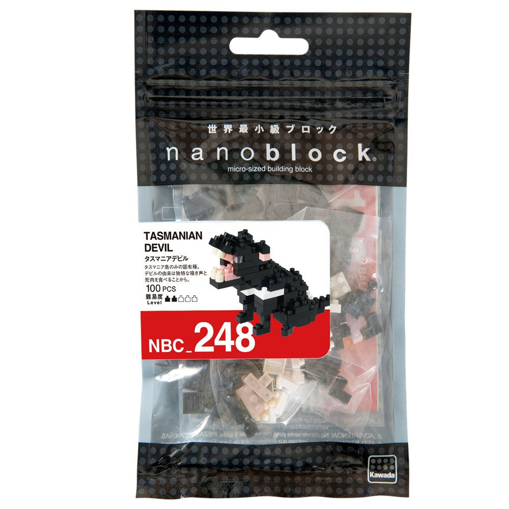 NANOBLOCK CRITTERS - TASMANIAN DEVIL - Toyworld Frankston