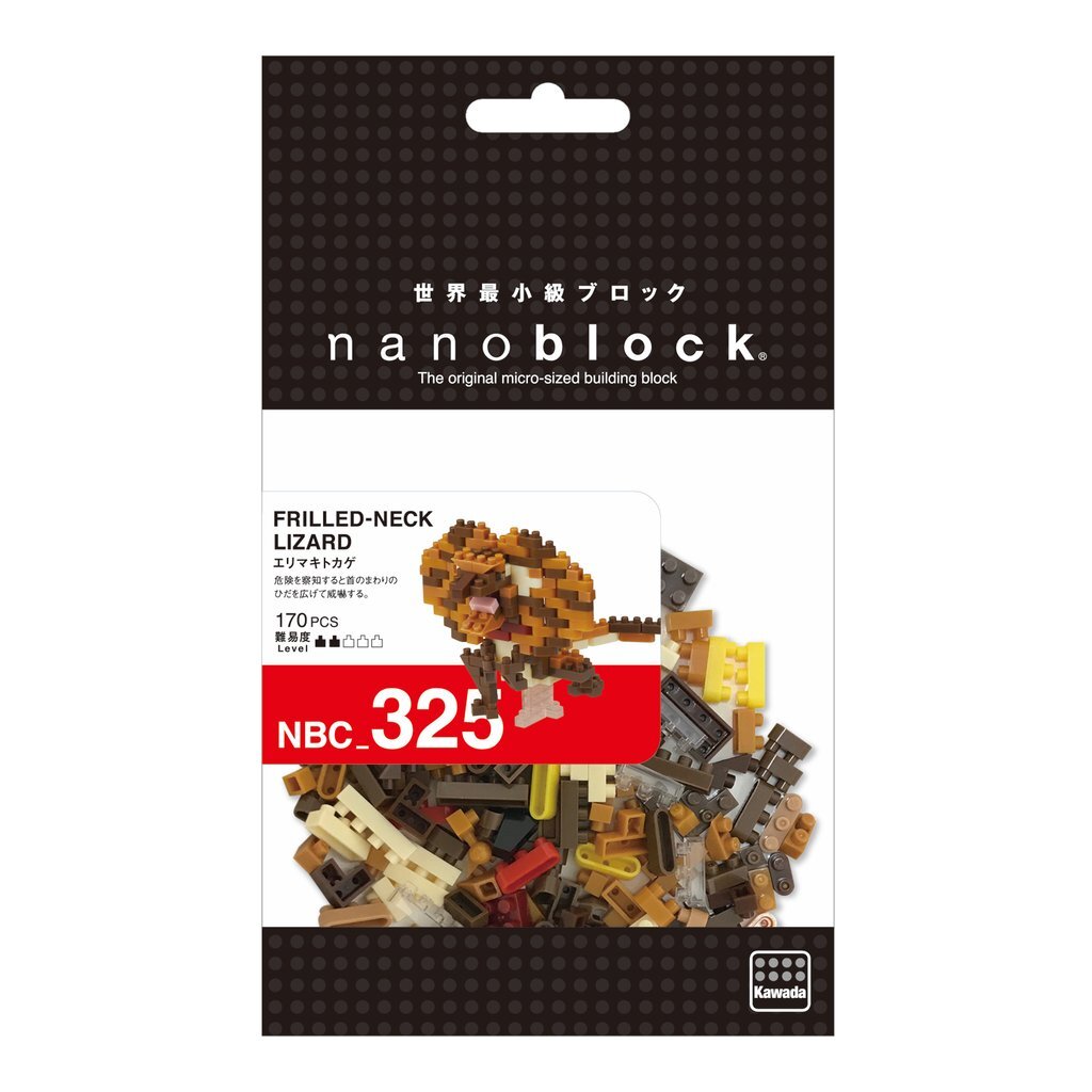 NANOBLOCK - FRILLED-NECK LIZARD - Toyworld Frankston