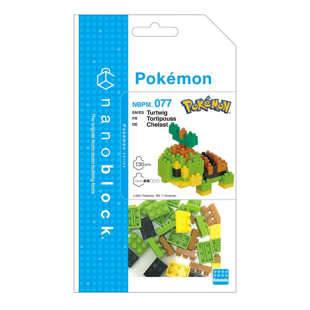 NANOBLOCK POKEMON - TURTWIG - Toyworld Frankston