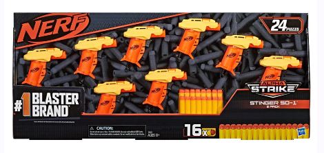 NERF ALPHA STRIKE STINGER SD-1 8PC - Toyworld Frankston