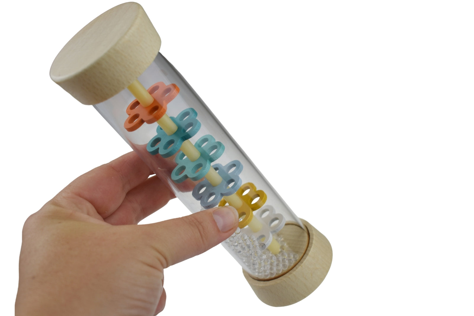 CALM AND BREEZY WOODEN RAINMAKER- BLUE BREEZE - Toyworld Frankston