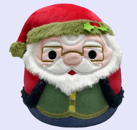 SQUISHMALLOWS - 2024 HOLIDAY ASSORTMENT 7.5 INCH - NICK SANTA CLAUS