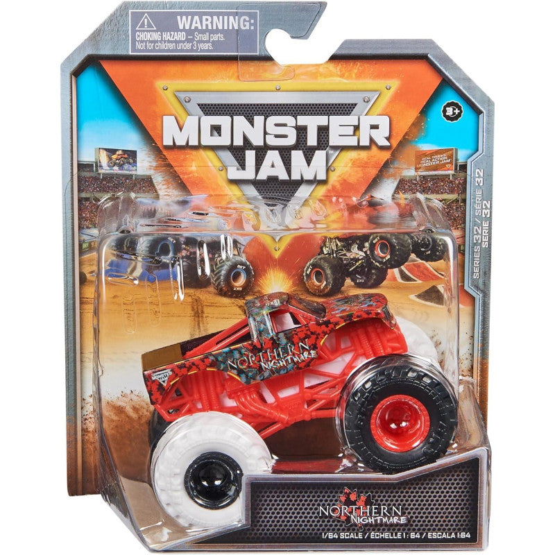 MONSTER JAM 1:64 DIECAST TRUCKS - NORTHERN NIGHTMARE - Toyworld Frankston