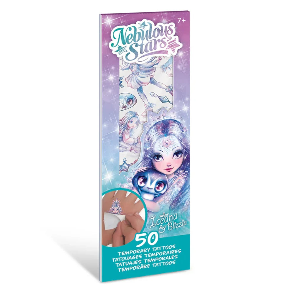 NEBULOUS STARS TEMPORARY TATTOO MINI PAD - ICEANA AND BLIZZIA