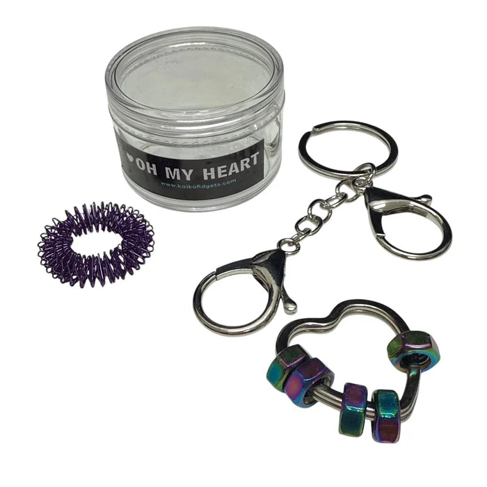 KAIKO - OH MY HEART FIDGET WITH DETATCHABLE KEYRING - Toyworld Frankston