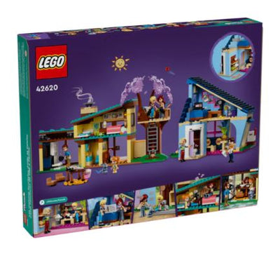 LEGO 42620 OLLY AND PAISLEY'S FAMILY HOUSES - Toyworld Frankston