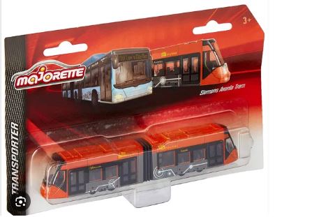 MAJORETTE 1:64 SIEMENS AVENIO TRAM - ORANGE