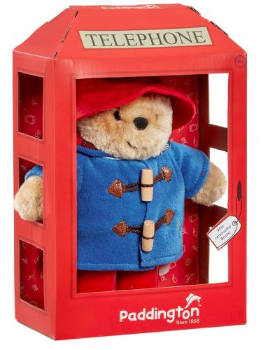 PADDINGTON IN PHONE BOX PLUSH - Toyworld Frankston