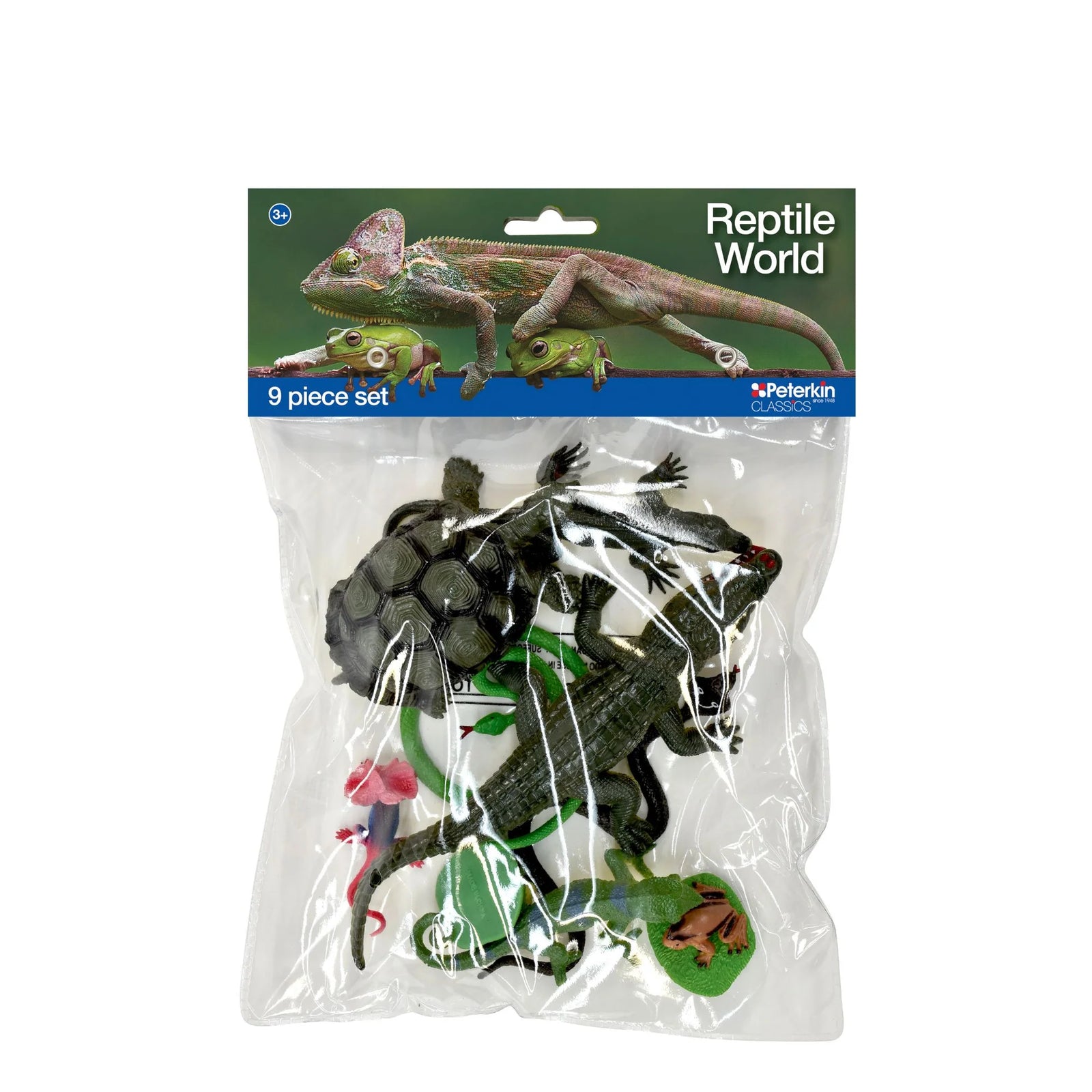 PETERKIN CLASSICS REPTILE WORLD 9 PIECE FIGURE SET - Toyworld Frankston