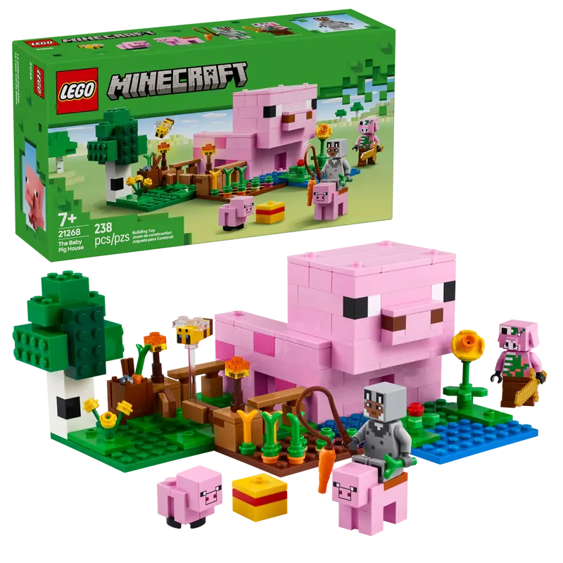 LEGO MINECRAFT 21268 THE BABY PIG HOUSE