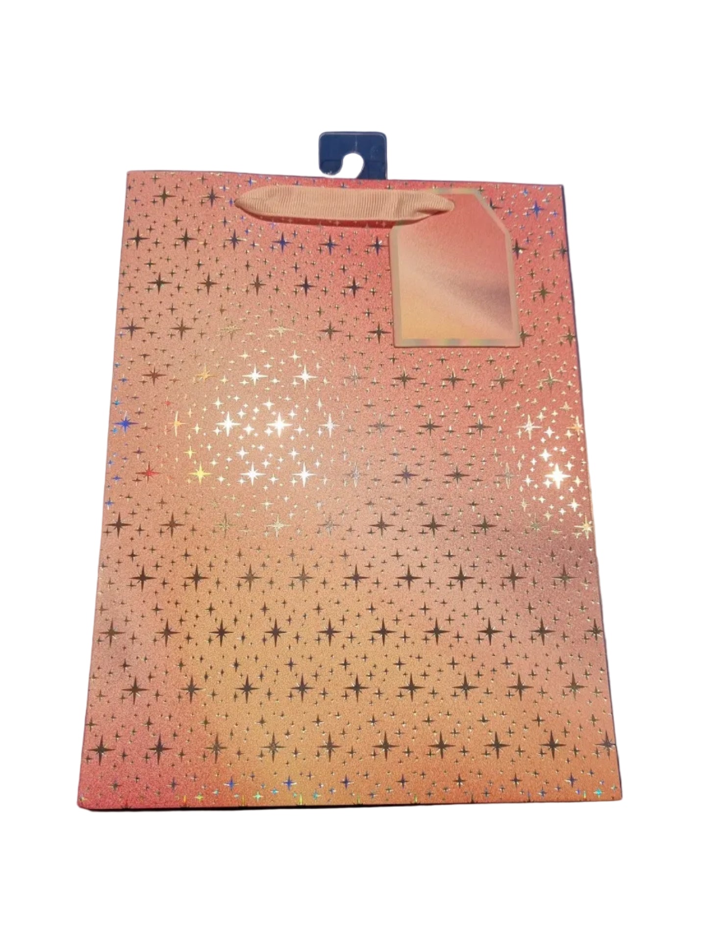 GIFT BAG SMALL - SMALL STAR 37044 - PINK AND YELLOW