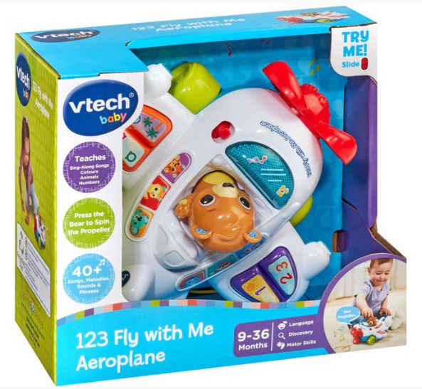 VTECH 123 FLY WITH ME AEROPLANE - Toyworld Frankston
