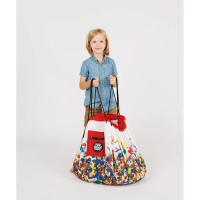 BRICK BAG - PLAY POUCH TOY STORAGE BAG AND MAT - Toyworld Frankston