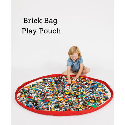 BRICK BAG - PLAY POUCH TOY STORAGE BAG AND MAT - Toyworld Frankston