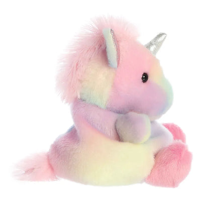 PALM PALS - SORBET RAINBOW UNICORN 5 INCH PLUSH