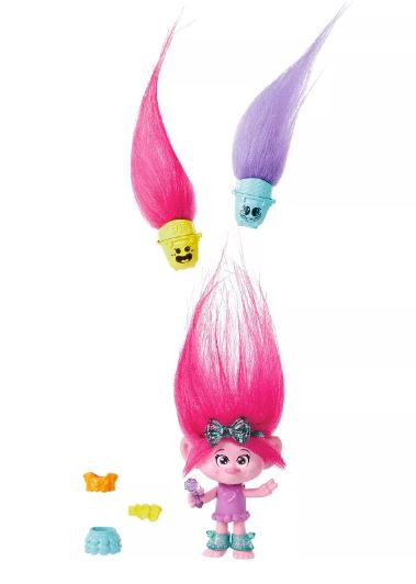 DREAMWORKS TROLLS BAND TOGETHER - TROLLS HAIR POPS QUEEN POPPY - Toyworld Frankston