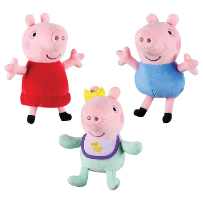 PEPPA PIG - ASSORTED 4 INCH PLUSHES
