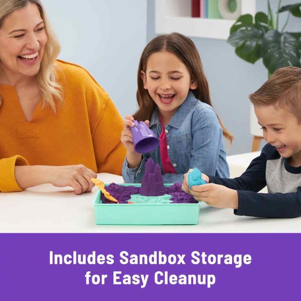 KINETIC SAND SANDBOX SET - PURPLE