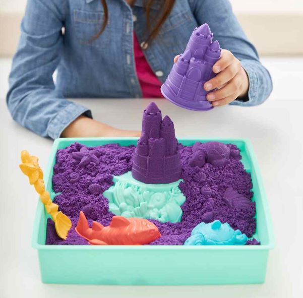 KINETIC SAND SANDBOX SET - PURPLE