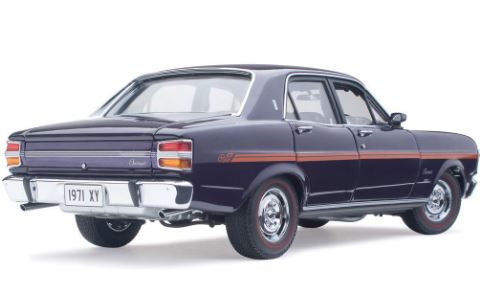 CLASSIC CARLECTABLES 1:18 FORD XY FAIRMONT GRAND SPORT - WILD VIOLET