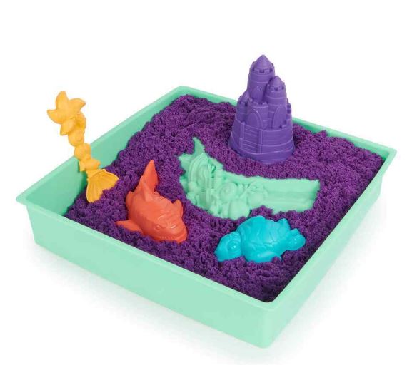 KINETIC SAND SANDBOX SET - PURPLE