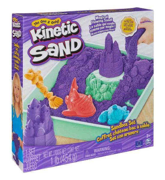 KINETIC SAND SANDBOX SET - PURPLE