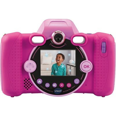 VTECH KIDIZOOM DUO FX CAMERA PINK - Toyworld Frankston