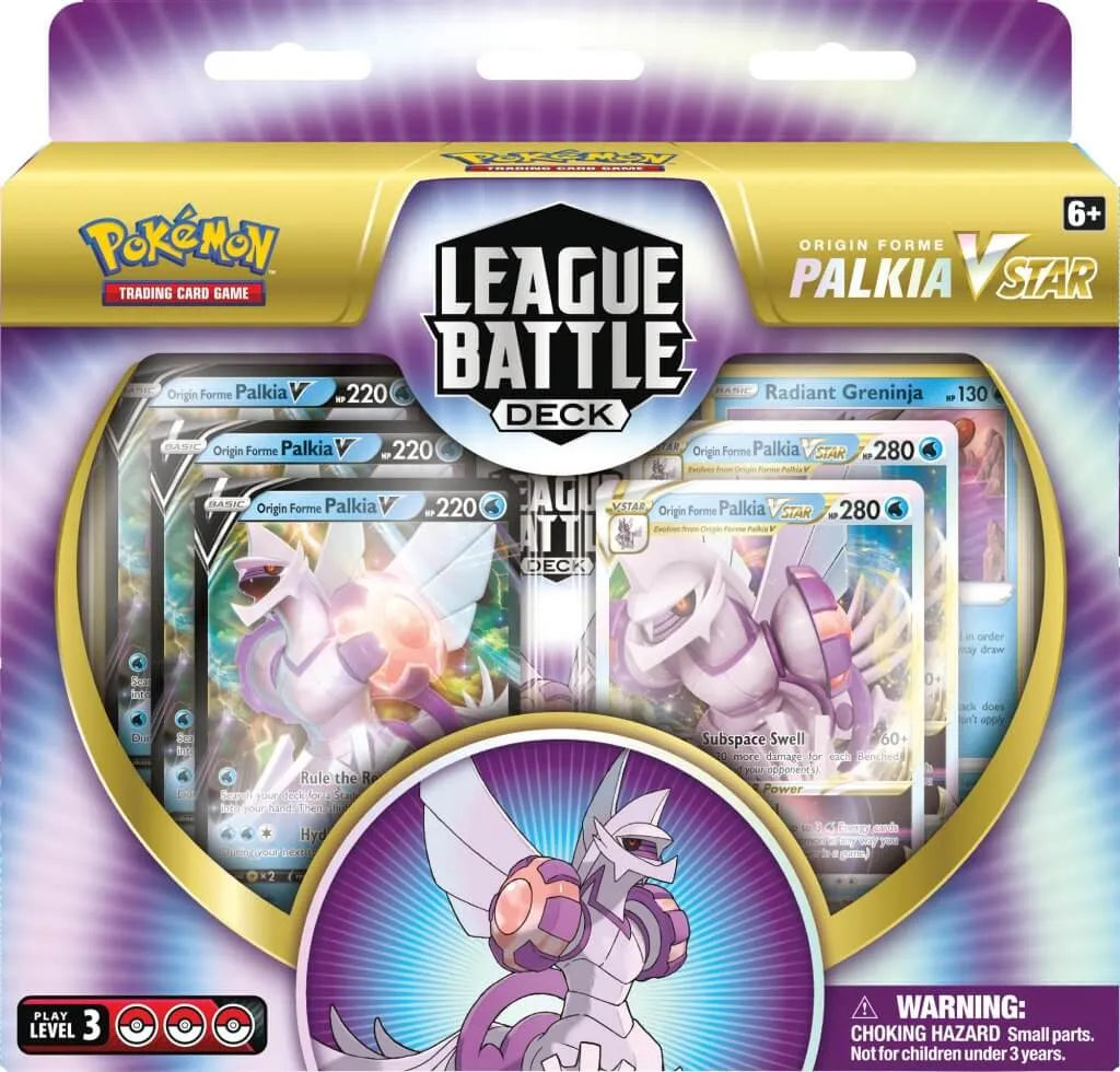 POKEMON LEAGUE BATLE DECK - ORIGIN FORME PALKIA VSTAR (6) - Toyworld Frankston