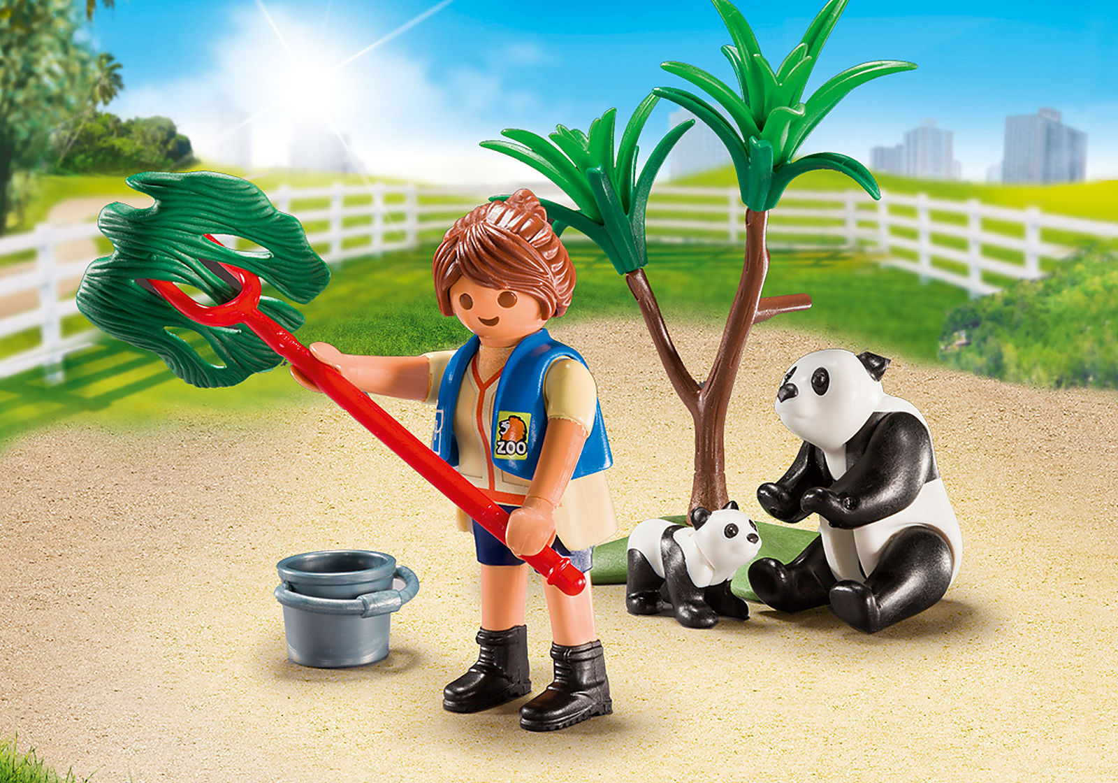PLAYMOBIL PANDA CARETAKER CARRY CASE - 70105 - Toyworld Frankston