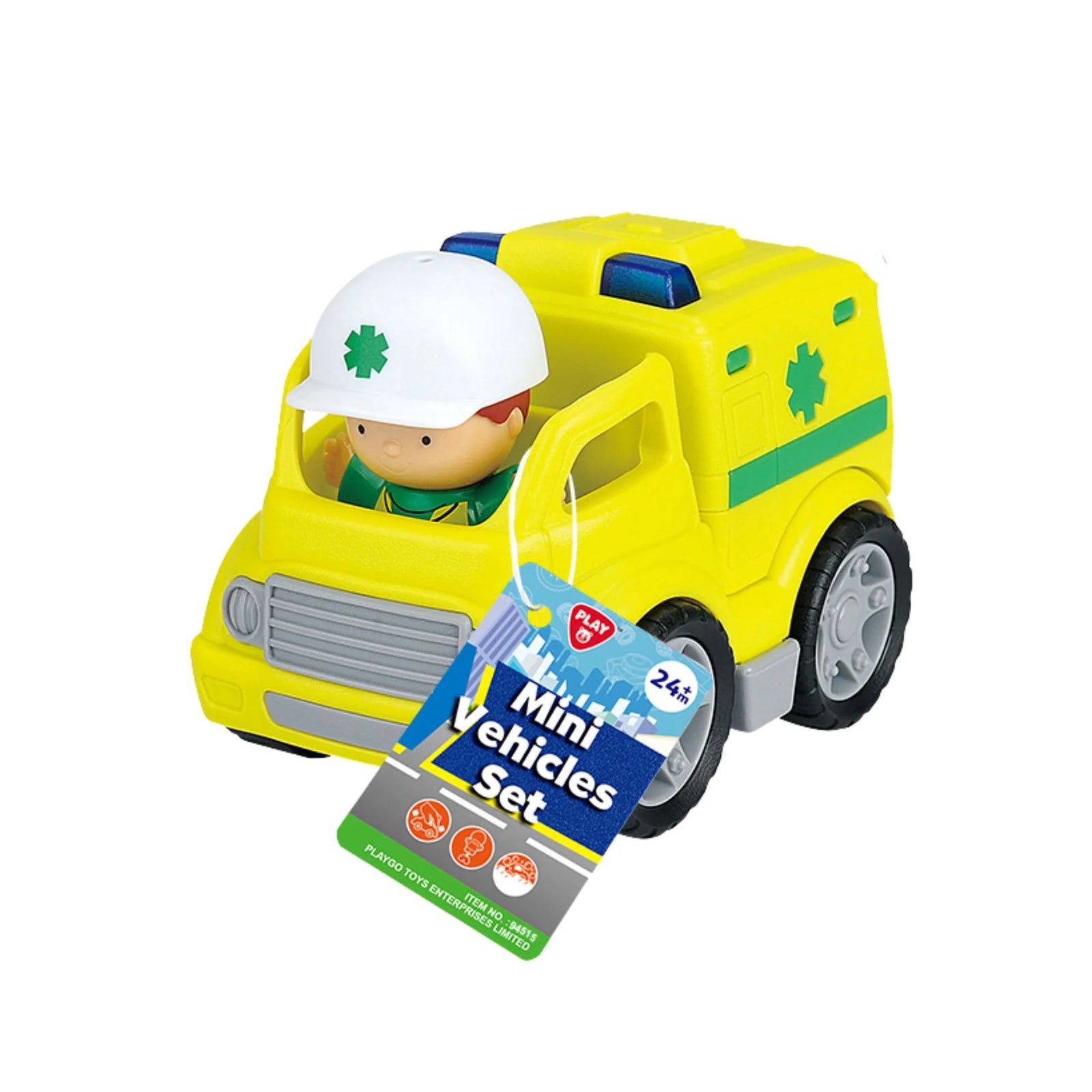 PLAYGO EMERGENCY VEHICLE - AMBULANCE